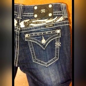 Miss Me Jeans. Boot Cut. Wings